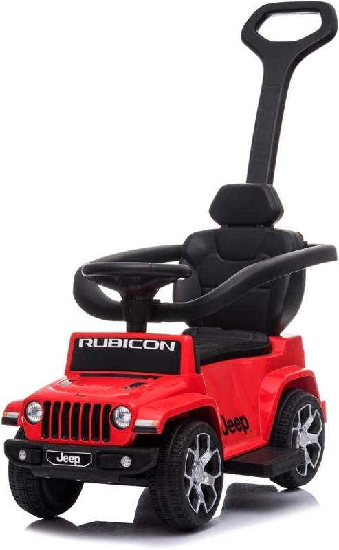 Photo 1 of Best Ride On Cars Jeep Rubicon 3 in 1 Push car, Red
