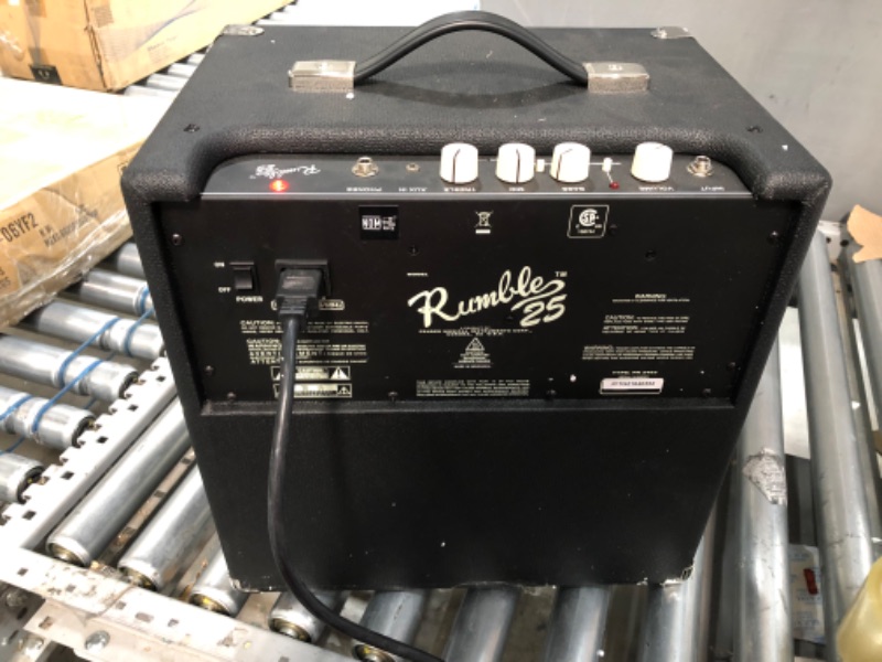 Photo 5 of Fender Rumble 25 v3 Bass Combo Amplifier