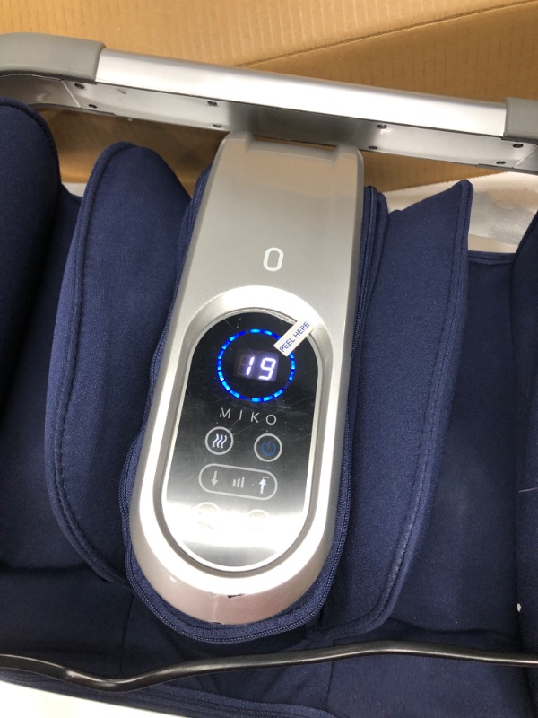 Photo 3 of * TESTED* Miko Foot Massager Shiatsu Machine with Pressure Settings, Deep Kneading, Vibration, Heat and Wireless Remote - Alleviate Discomfort from Plantar