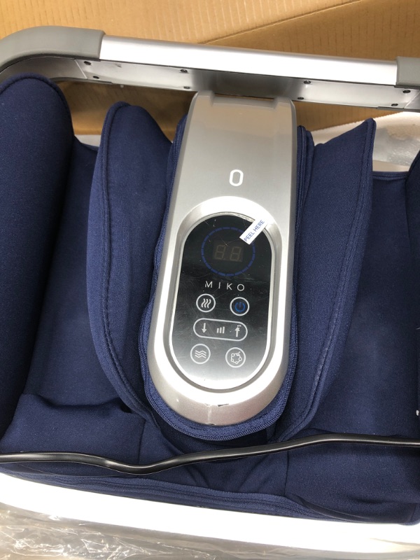 Photo 2 of * TESTED* Miko Foot Massager Shiatsu Machine with Pressure Settings, Deep Kneading, Vibration, Heat and Wireless Remote - Alleviate Discomfort from Plantar