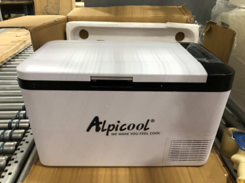 Photo 3 of Alpicool C20 Portable Refrigerator 21 Quart(20 Liter) Vehicle, Car, Truck, RV, Boat, Mini Fridge Freezer for Driving, Travel, Fishing, Outdoor -12/24V DC…
