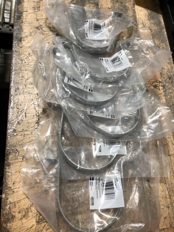 Photo 1 of 4 in. Galvanized 2-Hole Pipe Hanger Strap
SET OF 6