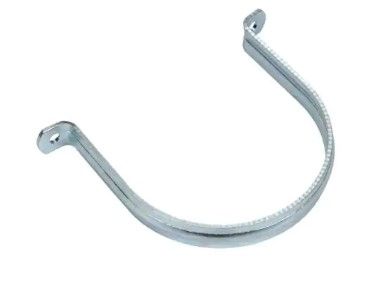 Photo 1 of 4 in. Galvanized 2-Hole Pipe Hanger Strap
SET OF 6