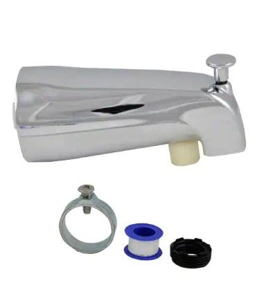 Photo 1 of **MISSING ACCESSORIES** DANCO
Universal Tub Spout with Handheld Shower Fitting