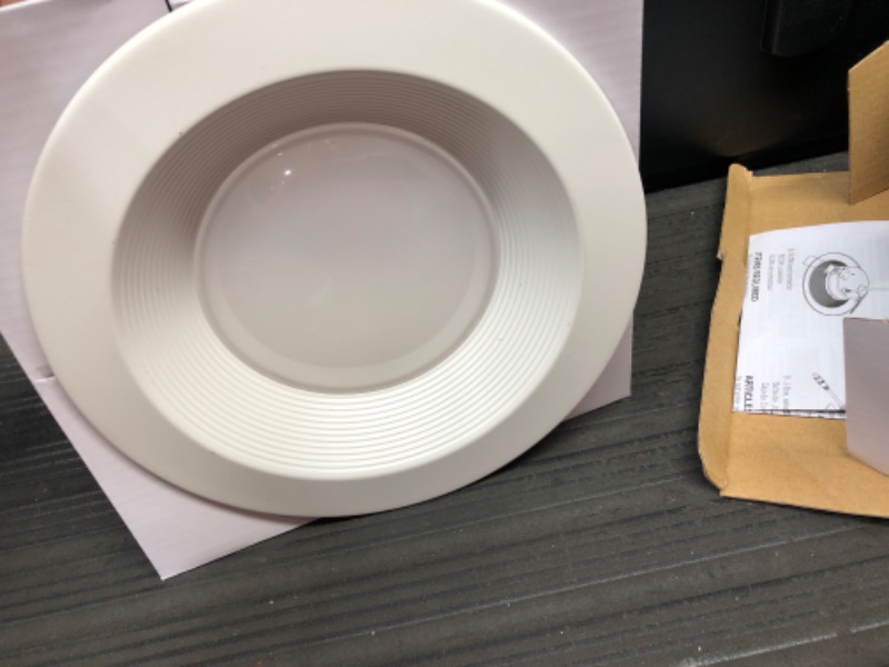 Photo 3 of Halo 6-in Remodel and New Construction White Airtight Ic Baffle Recessed Light Kit