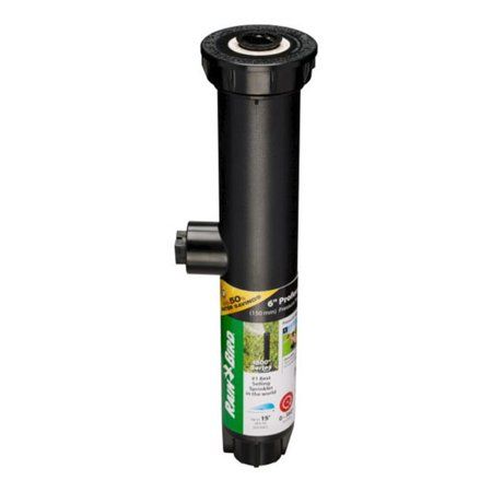 Photo 1 of 7014746 6 in. 1800 Series Quarter-Circle Pop-up Spray Head, Black
