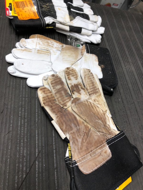 Photo 2 of **Set of 4* FIRM GRIP
Goatskin Leather Palm Large Glove