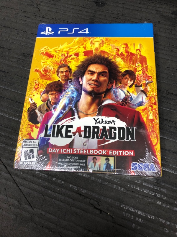 Photo 2 of **FACTORY NEW OPENED TO VERIFY** Yakuza: Like a Dragon - Day One Edition for PlayStation 4

