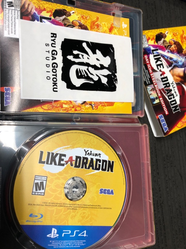 Photo 3 of **FACTORY NEW OPENED TO VERIFY** Yakuza: Like a Dragon - Day One Edition for PlayStation 4
