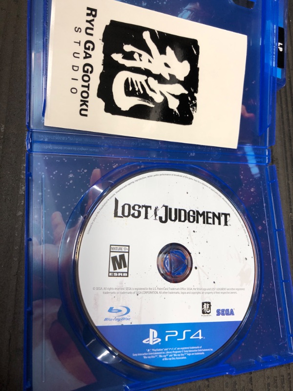 Photo 3 of **FACTORY NEW OPENED TO VERIFY** Lost Judgment - PlayStation 4

