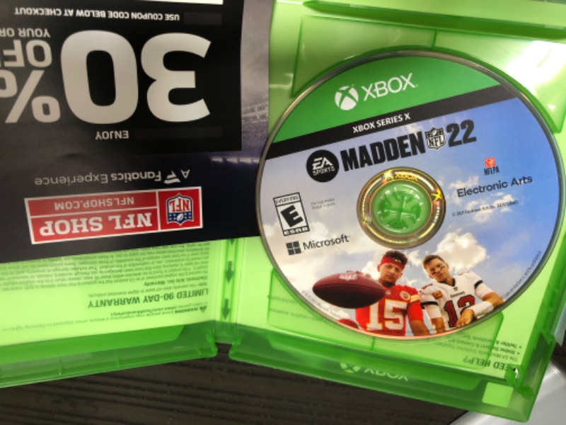 Photo 3 of **FACTORY NEW OPENED TO VERIFY** Madden NFL 22 - Xbox Series X|S

