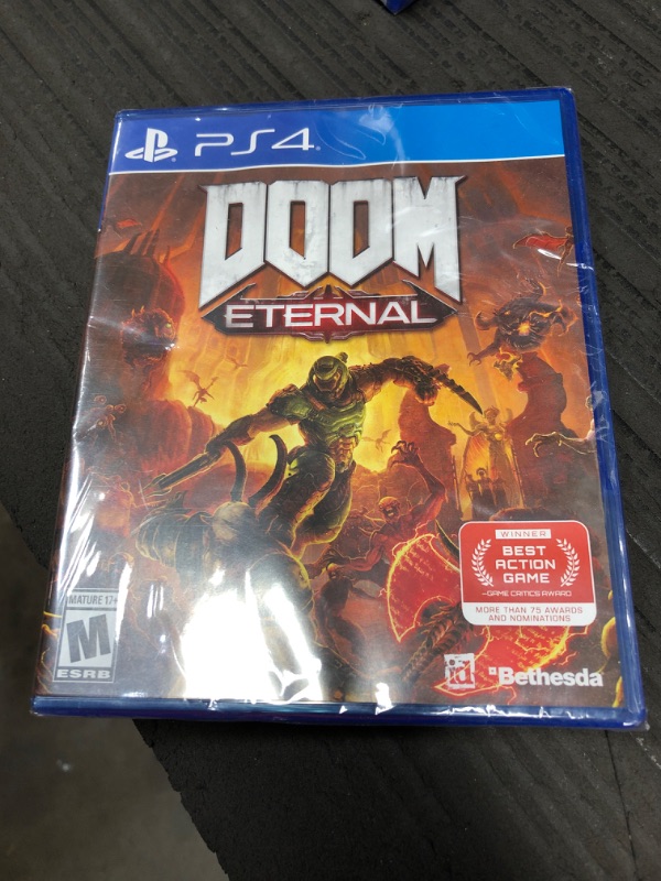 Photo 2 of **FACTORY NEW OPENED TO VERIFY** DOOM Eternal - PlayStation 4 