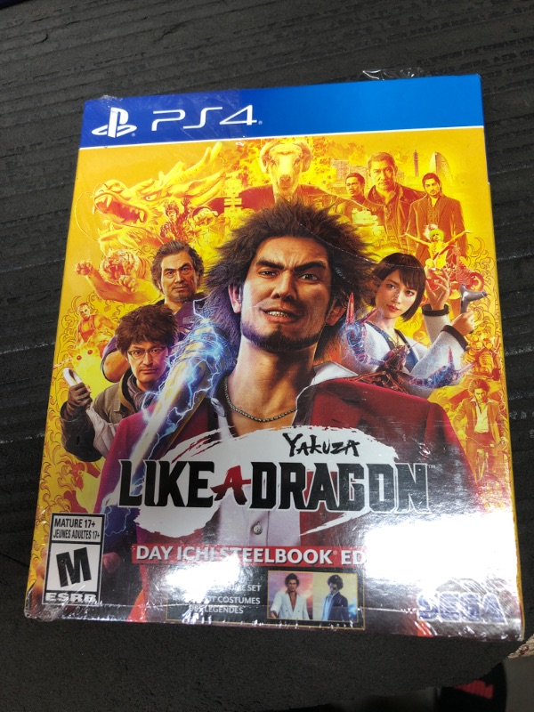 Photo 2 of **FACTORY NEW OPENED TO VERIFY** Yakuza: Like a Dragon - Day One Edition for PlayStation 4
