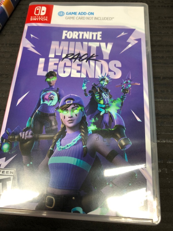 Photo 2 of **FACTORY NEW OPENED TO VERIFY** Fortnite Minty Legends Pack - Nintendo Switch