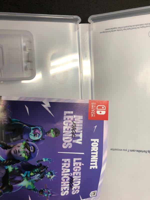 Photo 3 of **FACTORY NEW OPENED TO VERIFY** Fortnite Minty Legends Pack - Nintendo Switch