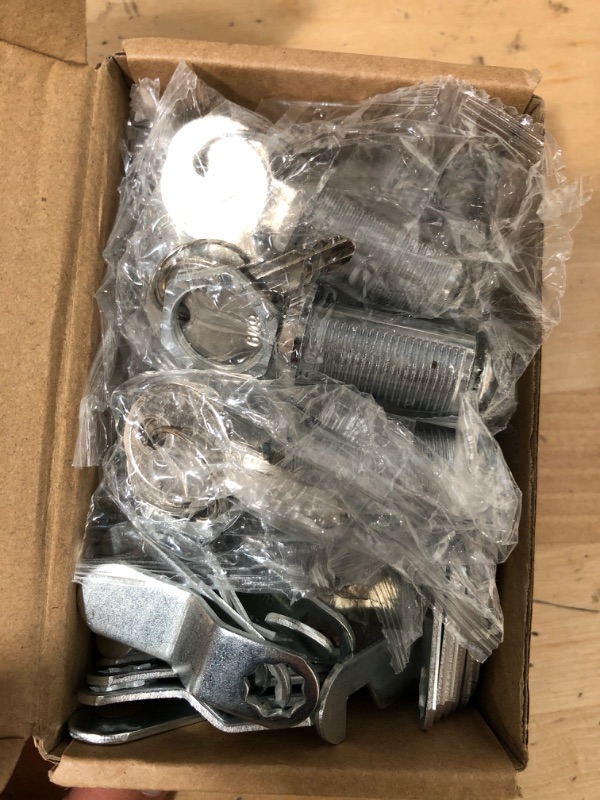 Photo 1 of 8 PACK**Cabinet Toolbox Drawer 30mm Cylinder Head Tubular Cam Lock 1-1/8" Long w 2 Keys
