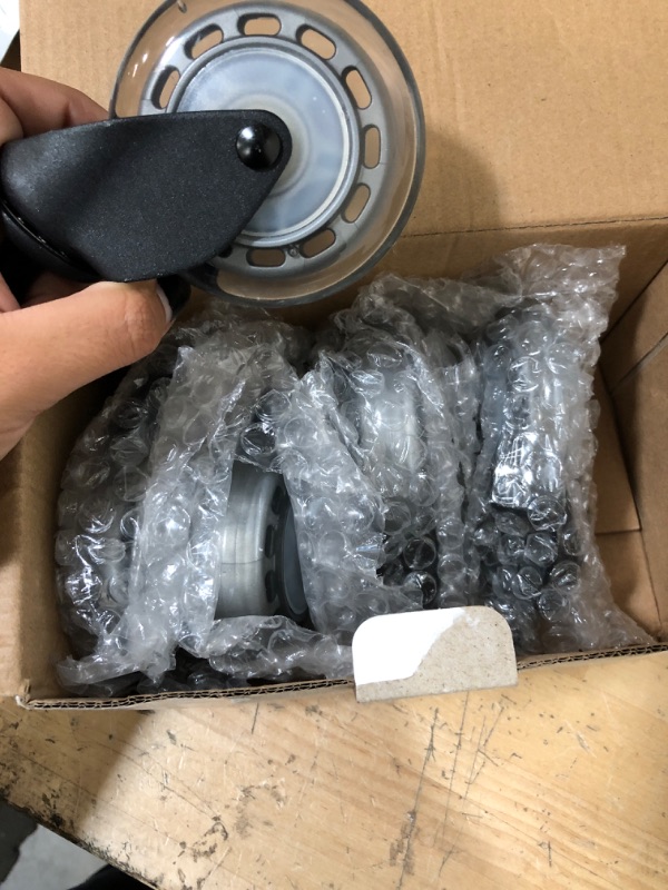 Photo 2 of 3 Inch Office Chair Caster Wheels, Set of 5, Heavy Duty Wheels Replacement, Universal Fit
