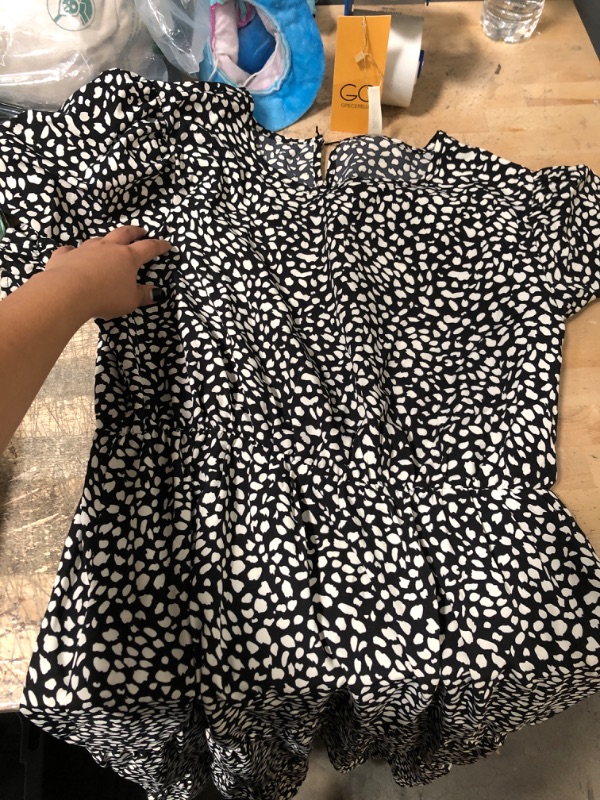 Photo 1 of GRECERELLE DRESS BLACK WITH WHITE XL