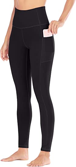 Photo 1 of Ewedoos Women's Yoga Pants with Pockets - Leggings with Pockets, High Waist Tummy Control Non See-Through Workout Pants
