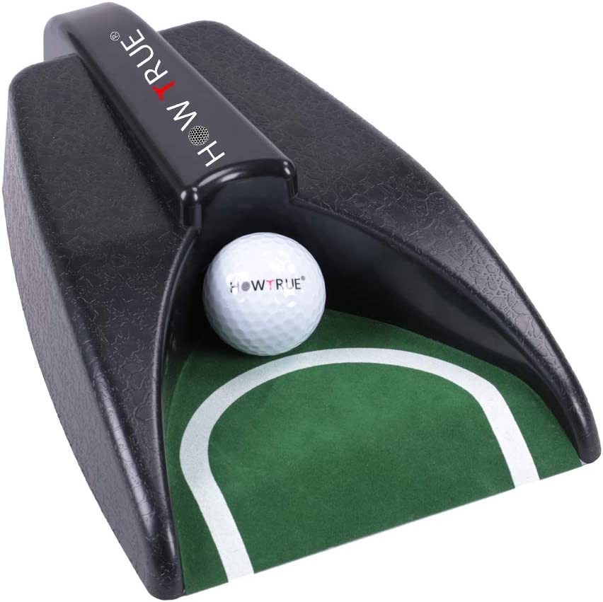 Photo 1 of HOW TRUE Golf Putting Cup Golf Ball Return Putting Machine for Indoor Outdoor Golf Practice
