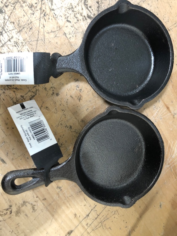 Photo 2 of 2 PACK**LODGE 3.5 in. Mini Cast Iron Skillet
