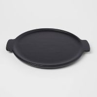 Photo 1 of 15" x 13" Acacia Modern Serving Tray Black - Threshold™

