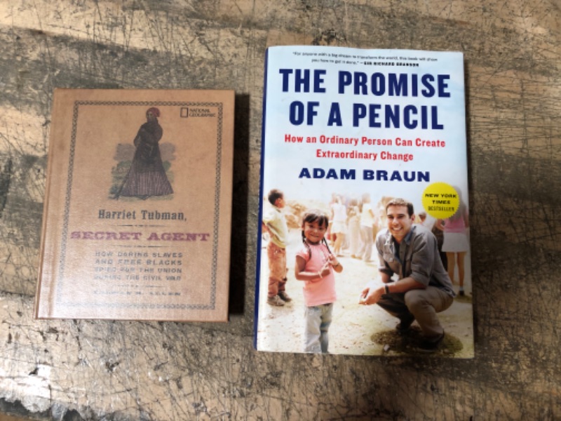 Photo 3 of 2 ITEM BUNDLE--- Harriet Tubman, Secret Agent (Direct Mail Edition): How Daring Slaves and Free Blacks Spied for the Union During the Civil War Hardcover – October 10, 2006 + The Promise of a Pencil: How an Ordinary Person Can Create Extraordinary Change 