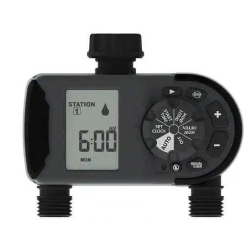 Photo 1 of 2-Outlet Hose Faucet Timer
