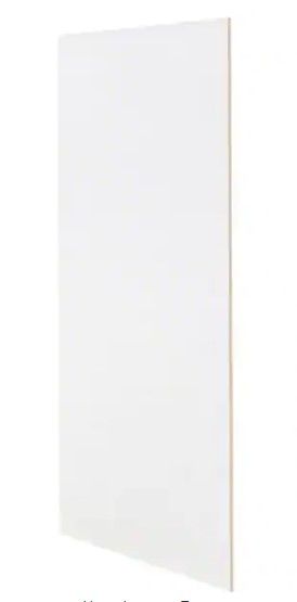 Photo 1 of 0.25x30x12 in. Matching Wall Cabinet End Panel in Satin White (2-Pack)
