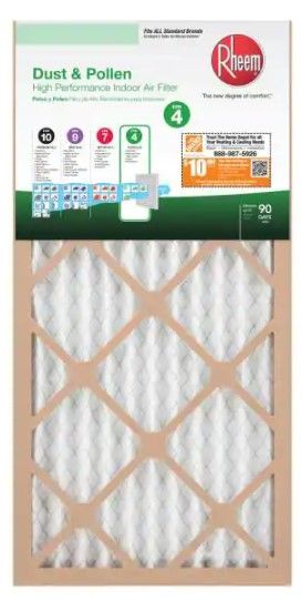 Photo 1 of 14 x 30 x 1 Basic Household Pleated MERV 8 - FPR 4 Air Filter pack of 5
