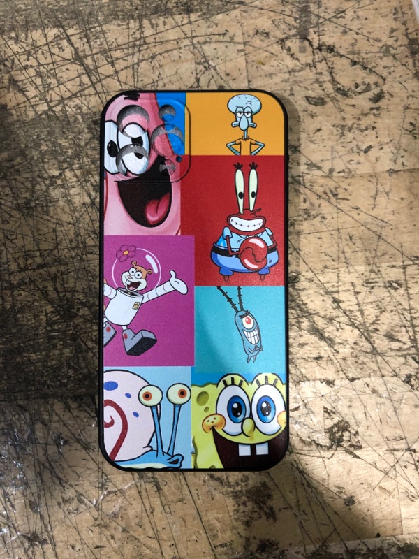 Photo 2 of Phone Protective Case Full of Hardness iPhone 12 Pro Case Compatible Max Case 360 Full Body Protection and Shockproof (Spongebob)
