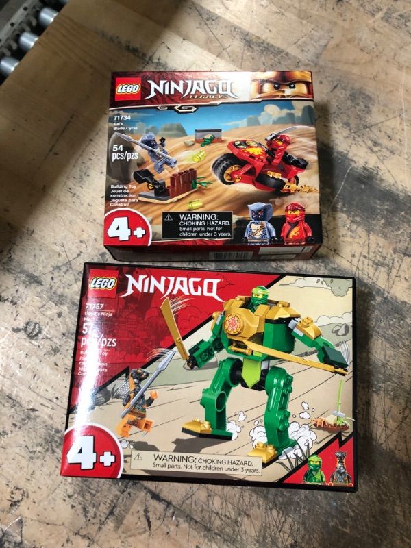 Photo 3 of (2 SETS) LEGO Ninjago: Tbd Ninjago 4+ Mech 2022 + LEGO NINJAGO - Kai's Blade Cycle