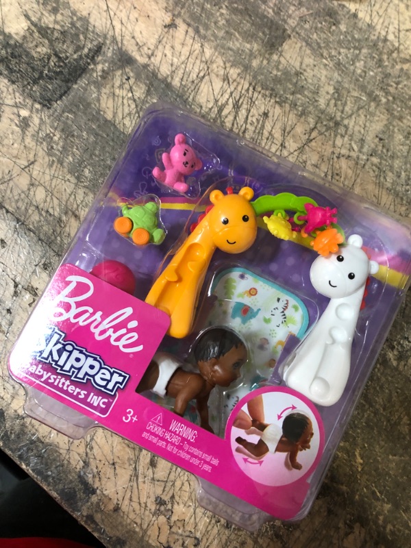 Photo 5 of (2 SETS IN BUNDLE) Barbie Skipper Babysitters Inc. Crawling and Playtime Playset Multi + Barbie Career Places Musician Recording Studio Playset W Ith Themed Accessories