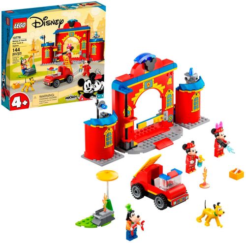Photo 1 of (2 SETS IN BUNDLE) LEGO Toys LEGO Disney Mickey Mouse's Propeller Plane + Lego Disney Mickey and Friends Mickey & Friends Fire Truck & Station 10776 Toy Building Kit 