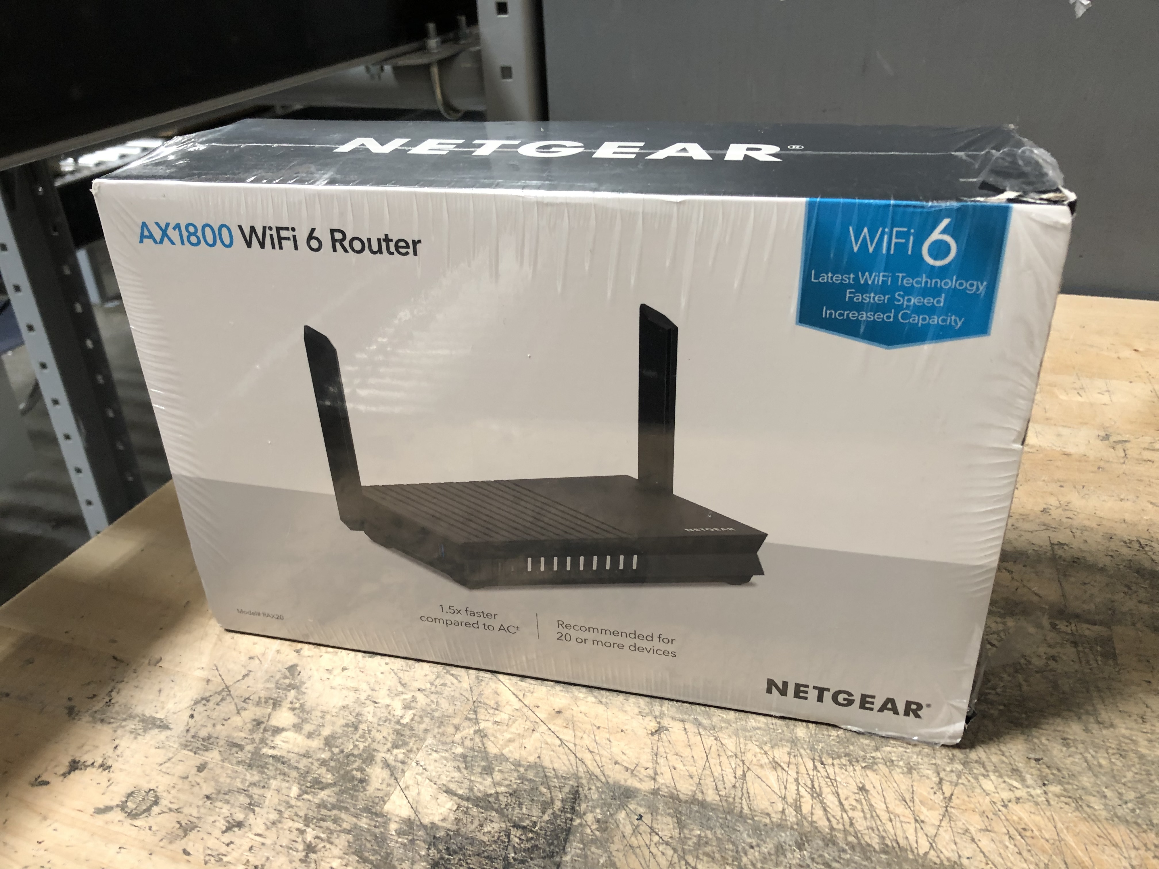 Photo 2 of Netgear RAX20-100NAS Four Stream Wi-Fi 6 Router (TESTED AND FUNCTIONS)