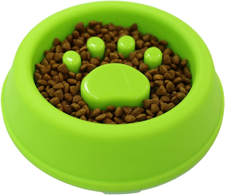 Photo 1 of 2 ITEM BUNDLE-- BLITU Healthy Slow Feeder Dog Bowls,Durable Preventing Choking Dog Slow Feeder,Non Slip Pet Dog Food Bowl (SMALL) +  Wellpet Wellness Canned Cat Super5Mix Chicken Pet Food, 1 Count, One Size 