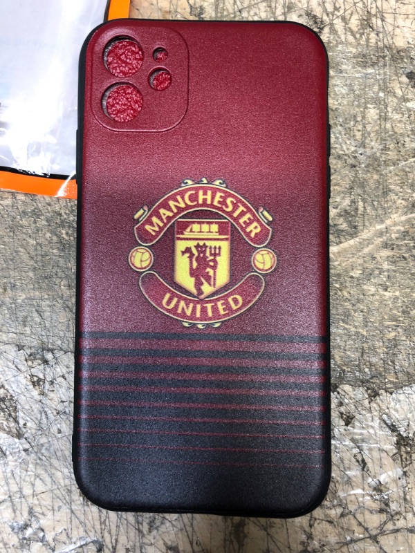 Photo 2 of Cool Men’s Football Club Players’ Mobile Phone Cases are Luxurious for iPhone 11, Soft TPU Silicone Ultra-Thin Shockproof Protective Cover