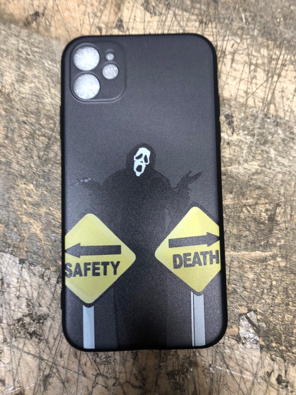 Photo 2 of Cute iPhone 11 case for Boys Girls Women Men Ghost face Screams Scary Skull Horror Phone case Soft TPU Fashion Ghostface iPhone 11 case