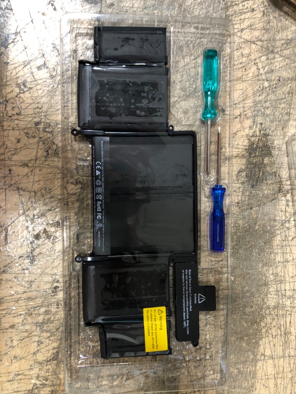 Photo 1 of Runpower New Laptop Battery for MacBook Pro 13" Retina A1493 A1502 (Late 2013 Mid 2014) ME864LL/A ME866LL/A 020-8148 A1582(Early 2015)[ Li-Polymer 11.34V 71.6Wh]
