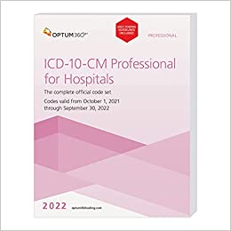 Photo 1 of 2022 ICD-10-CM Professional for Hospitals with Guidelines 1st Edition
