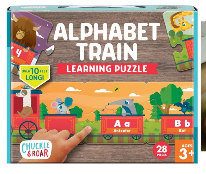 Photo 2 of eeBoo Piece and Love: Eating Outside Jigsaw Puzzle - 1000pc
Chuckle & Roar Alphabet Train Learning Kids Puzzle 28pc