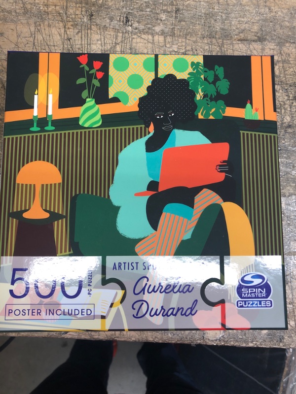 Photo 2 of *NEW* Aurelia Durand Black Artist Spotlight Puzzle 500 piece 