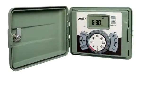 Photo 1 of Orbit
6-Station Easy-Set Logic Indoor/Outdoor Sprinkler Timer