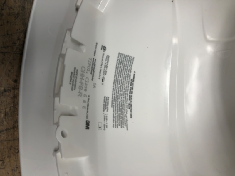 Photo 4 of 3M
White Full-Brim Non-Vented Hard Hat with Ratchet Adjustment