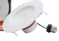 Photo 1 of Commercial Electric 5&6" Color Temp. Selectable LED Recessed Light Trim