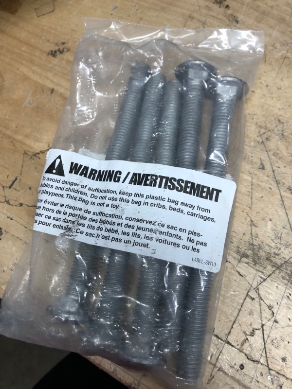 Photo 2 of 1/2 in.-13 x 6-1/2 in. A307 Grade A Hot Dip Galvanized Steel Carriage Bolts (5-Pack)
