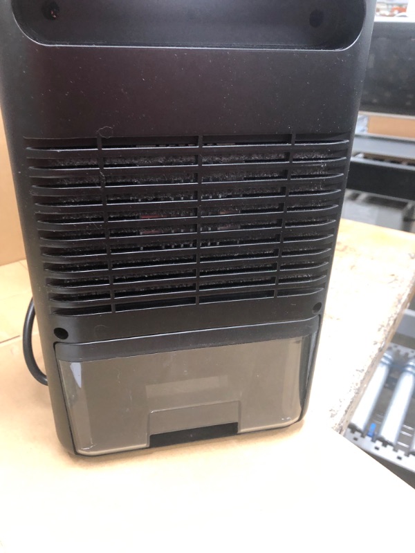 Photo 3 of 3.2-Pint Countertop Dehumidifier in Black
