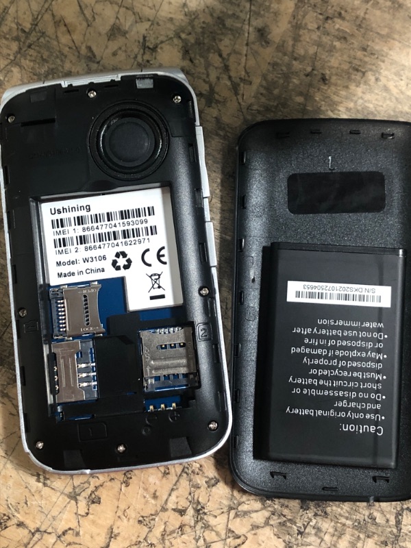 Photo 1 of (NON FUNCTIONAL) Ushining 3G Unlocked Flip Cell Phone for Senior and Kids, Easy-to-Use Big Button Cell Phone with Charging Dock, AT&T Suitable (Black)
