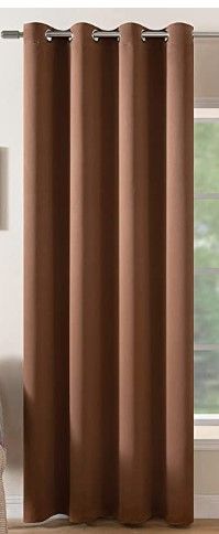 Photo 1 of  Curtains for Full Shade Window Drapes with Grommets for Living Room Darkening Light Blocking and Thermal Insulated 2 Panels SIZE UNKNOWN  Mocha