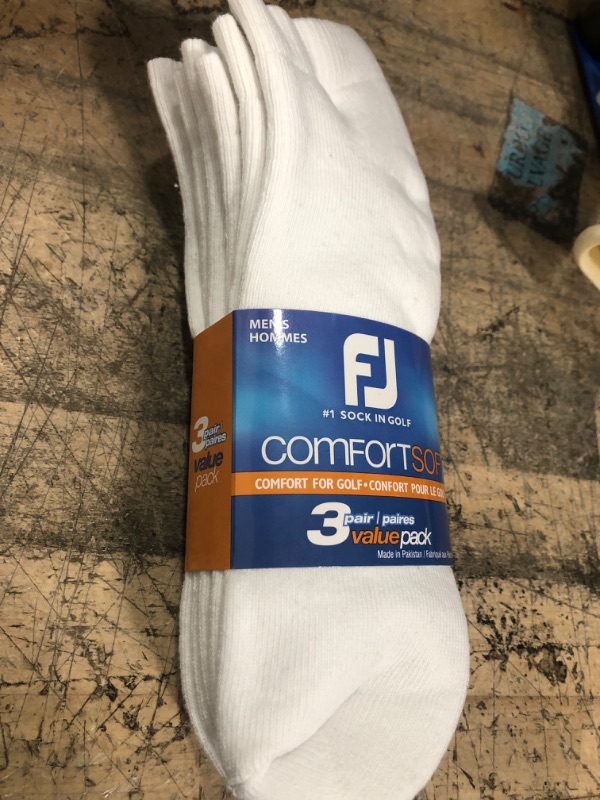 Photo 2 of FootJoy Men's ComfortSof Sport Socks (3-Pack)
